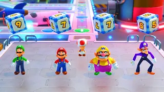 Mario Party Superstars - Space Land - Luigi vs Mario vs Wario vs Waluigi (Master Difficulty)