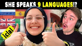 18 year old POLYGLOT speaks 9 LANGUAGES! - Multilingual conversation @iclaliano