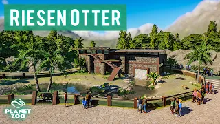 Riesenotter Gehege mit Indoor-Schwimmhaus! - Planet Zoo | Speed Build