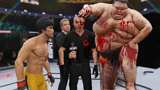 UFC4 | Bruce Lee vs RED ZONE Fighter Sumo (EA Sports UFC 4)