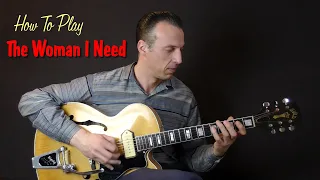 Rockabilly Guitar Lesson - The Woman I Need by Johnny Horton