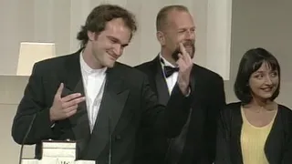 Pulp Fiction (1994) - Cannes Film Festival - Tarantino's Palme d'Or Acceptance Speech