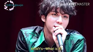 [ENG]180527 BTS Fansign | Jin Dad-Joke