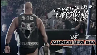 Did Steve Austin refuse to lose to Triple H at Summerslam 1999?
