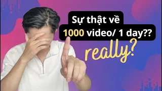 Sự Thật Về Tạo 1000 Video /1 Ngày Với ChatGPT + Canva