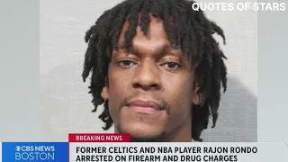 Former Celtics point guard Rajon Rondo arrested in Indiana on gun, drug charges