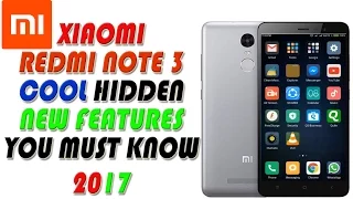 REDMI NOTE 3 HIDDEN FEATURES | 2017