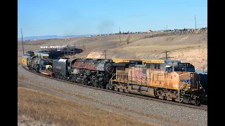 Union Pacific historic equipment move Cheyenne to Kimball, Neb. 2022