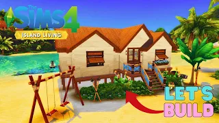 Building Vacation Beach House ┃The Sims 4: Island Living Speed Build