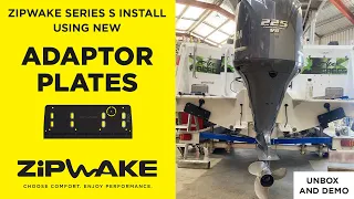 Zipwake Series S Install Demo using New Zipwake Adaptor Plates