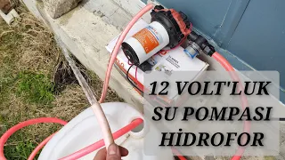 12 Volt ile Çalışan Su Pompası Otomatik Hidrofor