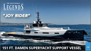 151-Foot Superyacht Joy Rider by Damen | YachtWorld Legends EP. 4