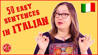 Italian Listening Practice for Total Beginners - 50 frasi in italiano | EASY ITALIAN