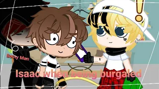 Isaac being burgaled | Gacha Club | SKIT