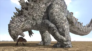 godzilla eats dinosaur (T Rex) in real life | godzilla eats dinosaur | Gamer Zone 3D