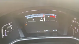 2018 Honda CRV V 1.5L turbo acceleration 0-100km/h