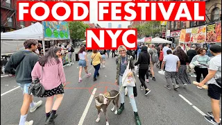 New York City LIVE Manhattan 9th Ave Food Festival Crawl 2024
