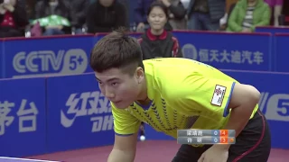 LIANG Jingkun VS XU Xin 2016 China Super League (Men's) Round 5