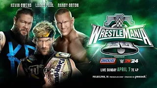 Randy Orton Vs Logan Paul Vs Kevin Owens Triple Threat WrestleMania 40 XL - US Championship