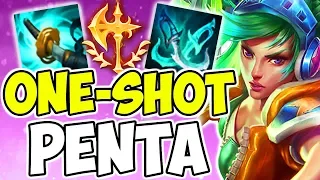 BETTER THAN LETHALITY!?!? New Crit Riven One-Shot Full AD Burst Build Top Lane League Of Legends S9