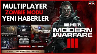 MW3 Çıkış Tarihi? - Yeni Oyun Mekanikleri - Zombie Modu, Multiplayer, Vault Editon & Blackcell - MW3