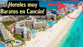 🌴 Top 7 HOTELES más BARATOS en CANCÚN (TODO INCLUÍDO) Bonitos y Económicos en el Centro