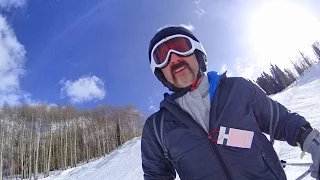 4K Sony Action Cam FIRST LOOK Crested Butte ski run 3