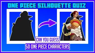 One Piece Silhouette Quiz - Can You Guess These One Piece Characters from their Shadows || KD Quiz 🔥