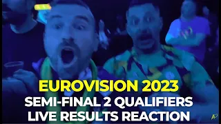 Eurovision 2023 - Semi-Final 2 Qualifiers Live Result Reaction