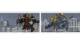 Lion And Guillimans Reunion | A 40k Meme Webcomic Dub