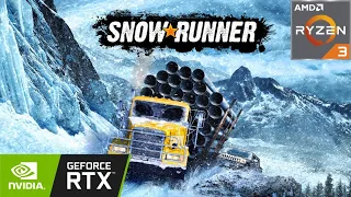 SnowRunner RTX 2060 + Ryzen 3 3100 (All Setting Tested)