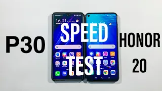 Huawei P30 vs Honor 20 Comparison Speed Test