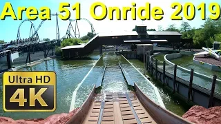 Area 51 - Onride - Movie Park Germany Neuheit 2019 Area 51 Top Secret POV (4K) NEW Water Dark Ride