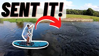 INSANE NEW FOREST SUP SPOT! THE WATER WAS SO CLEAR + MINI RAPIDS! STANDUP PADDLEBOARDING GOPRO UK