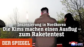 Inszenierung in Nordkorea: Die Kims machen einen Familienausflug – zum Raketentest | DER SPIEGEL