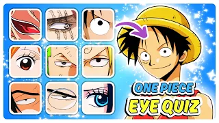 ☠️⛵️ Guess The ONE PIECE Character By The Eye | 👀 Anime Eye Quiz (🤪EASY → 🤯HARD)