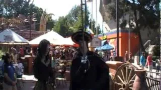 Meeting Zorro At Universal Studios