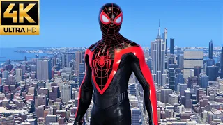 Spider-Man Miles Morales PC - Upgraded Suit Suit Free Roam Gameplay Mod (4K 60FPS)