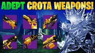 How to get Adept Crota Weapons