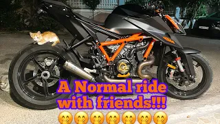 KTM SUPER DUKE 1290 RIDING WITH FRIENDS AS USUAL!!!!!!!!!