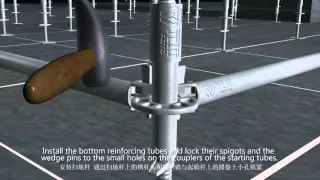 introduction of the indoor ringlock scaffolding