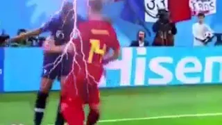 Mbappe vs Belgium When He Get ( Yellow Card )
