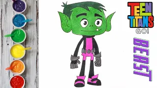 Beast Boy | Teen Titans | #cartoonnetwork #kidscartoon #teentitango #robin #drawing  #comics #fandom