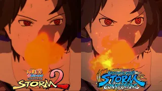 Naruto Vs Sasuke Boss Fight Comparison - Naruto Storm 2 Vs Naruto Storm Connectionss