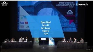 Thessaloniki WUDC 2016 - Finals | Open Final