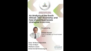 An Analysis of the South African Economy 2021