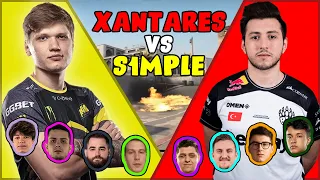 S1mple vs Xantares with Fallen Tabsen and Loba - CSGO Fpl Stream Battles