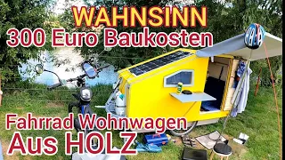 300 Euro Wohnwagen aus Holz