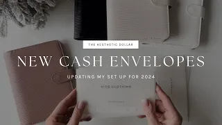 My 2024 Cash Envelope Categories + New Set Up | Savings Challenges | Dave Ramsey Inspired