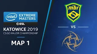 CS:GO - MIBR vs. NiP [Train] Map1 Ro4 - Legends Stage - IEM Katowice 2019